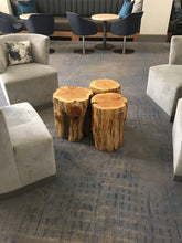 Load image into Gallery viewer, Side Table- Reclaimed solid wood NATURAL finish
